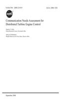 Communication Needs Assessment for Distributed Turbine Engine Control