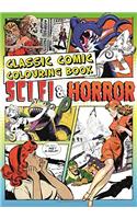 Classic Comic Colouring Book: Sci-fi and Horror