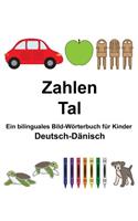 Deutsch-Dänisch Zahlen/Tal Ein bilinguales Bild-Wörterbuch für Kinder: (Freebilingualbooks.com)