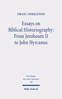 Essays on Biblical Historiography