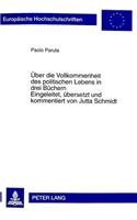 Ueber die Vollkommenheit des politischen Lebens in drei Buechern