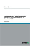 Der erhabene Tod in Schillers ästhetischer Theorie und seine Exemplifizierung in 