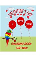 Valentine's day Coloring Book For Kids