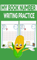 my book number writing practice: funny Paperback to learn number tracing book for your kids