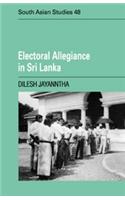 Electoral Allegiance in Sri Lanka India Edition