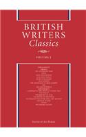 British Writers Classics: Vol 1(Scribner writers)