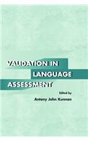 Validation in Language Assessment