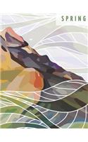 Discovery Journey Notebook - One - Spring: First volume in a series of mountains and seasons notebooks with Buddha quotes