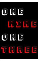 One Nine One Three