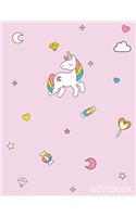 Unicorn Notebook (8.5 X 11 Inches)