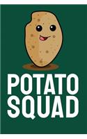 Potato Squad - Funny Recipe Notebook: Blank Lined Journal