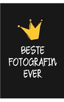 Beste Fotografin: DIN A5 - 120 Seiten Punkteraster - Kalender - Notizbuch - Notizblock - Block - Terminkalender - Abschied - Abschiedsgeschenk - Ruhestand - Arbeitsko