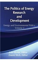 Politics of Energy Research and Development