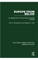 Europe from Below (Rle: German Politics)