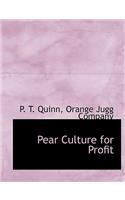 Pear Culture for Profit