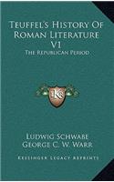 Teuffel's History Of Roman Literature V1