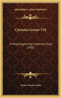 Claytonia Gronov V10: A Morphological And Anatomical Study (1905)