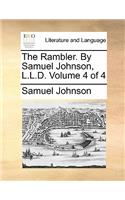 The Rambler. by Samuel Johnson, L.L.D. Volume 4 of 4