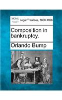 Composition in Bankruptcy.