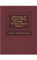 Memorials of Frances Ridley Havergal