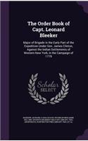 The Order Book of Capt. Leonard Bleeker