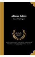 Address. Subject