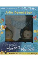Night Monkey Day Monkey Books & Plush Set