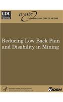 Reducing Low Back Pain and Disability in Mining
