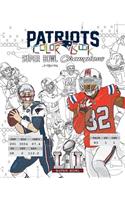 New England Patriots 2017 Super Bowl Champions: The Ultimate Football Coloring, Activity and Stats Book for Adults and Kids