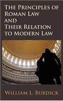 The Principles of Roman Law and Their Relation to Modern Law