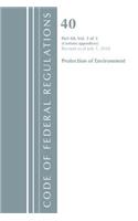 Code of Federal Regulations, Title 40 Protection of the Environment 60 (Appendices), Revised as of July 1, 2018 Vol 2 of 2: (Code of Federal Regulations, Title 40 Protection of the Environment)