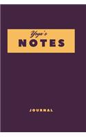 Yoga's Note: 2020 Planner For Yoga Teacher Or Student Weekly And Monthly View. Inspiring yoga themed quotes, organisation, time management and journaling.
