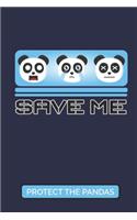 Save Me - Protect The Pandas: 2019-2020 Academic Year Planner, Datebook, And Homework Scheduler For Middle And High School Students, Teachers, And Busy Moms