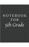 Notebook For 5th Grade