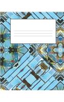 Turquiose Composition Notebook: Wide Ruled Notebook Lined School Journal - 110 Pages - 7.5 x 9.25" - Children Kids Girls Boys Teens Women Wide Ruled School Composition Books