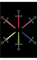 LGBT Light Sword Laser Notebook Journal