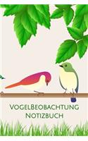 Vogelbeobachtung Notizbuch