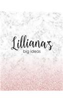Lilliana's Big Ideas: Personalized Notebook - 8x10 Lined Women's Journal