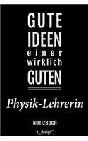 Notizbuch für Physik-Lehrer / Physik-Lehrerin