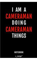 Notebook for Cameraman / Cameramen: awesome handy Note Book [120 blank lined ruled pages]