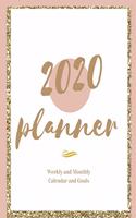 2020 Planner Weekly and Monthly Calendar and Goals: Golden Theme For To-Do List, Appointment Journal and Academic Agenda Schedule Organizer January - December 2020 Best Holiday Gift Idea