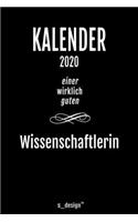 Kalender 2020 für Wissenschaftler / Wissenschaftlerin