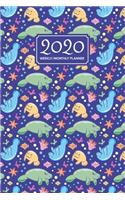 Manatee Planner 2020 - Underwater Pattern