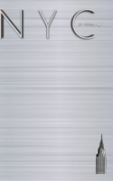 NYC slate Chrysler building classic grid paper Notepad $ir Michael Limited edition: NYC Silver Chrysler building classic grid paper Notepad $ir Michael Limited
