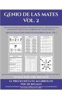 Fichas para pre-infantil (Genio de las mates Vol. 2): Incluye múltiples desafíos matemáticos para el preescolar más inteligente. Precisa de la habilidad de contar hasta 20.