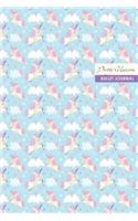 Pretty Unicorn Bullet Journal: Compact 6 x 9 inches 120 Cream Paper Blank Dot Grid Notebook / Planner / Diary