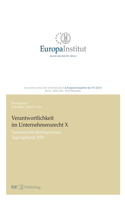 Verantwortlichkeit im Unternehmensrecht X