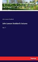 John Lawson Stoddard's lectures