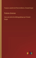 Poésies diverses