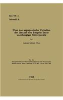 Über das asymptotische Verhalten der Anzahl von k-tupeln linear unabhängiger Gitterpunkte: (Sitzungsberichte der Österreichischen Akademie der Wissenschaften)